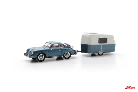   Porsche 356 Coupe + Eriba Puck (Schuco 1:43)