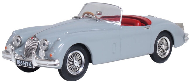  Jaguar XK150 Roadster Mist Grey (Oxford Diecast 1:43)