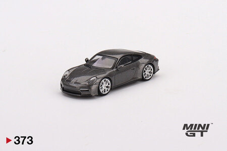  Porsche 911 (992) GT3 Touring Agate Gray Metallic (Mini GT 1:64)