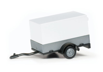  Canvas trailer for passenger cars 1-axle (Herpa 1:87)