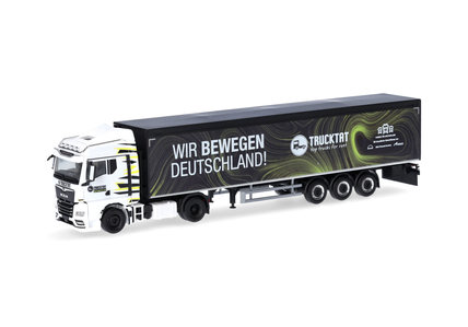 Trucktat / Wir bewegen Deutschland MAN TGX GM walking floor semitrailer (Herpa 1:87)