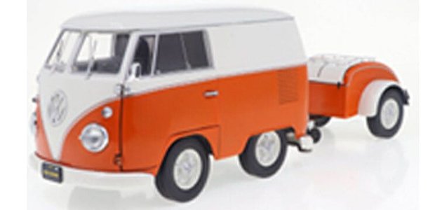  VW T1 Kool Kombi + trailer '50 (Solido 1:18)