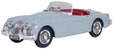  - Jaguar XK150 Roadster Mist Grey (Oxford Diecast 1:43)