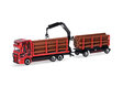 Wurm Transporte - Scania CR20 HD wood transport trailer truck (Herpa 1:87)